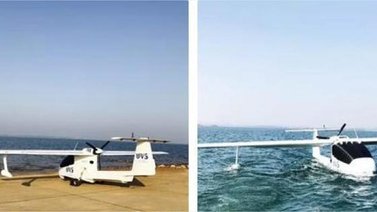 China desarrolla el primer dron anfibio para España