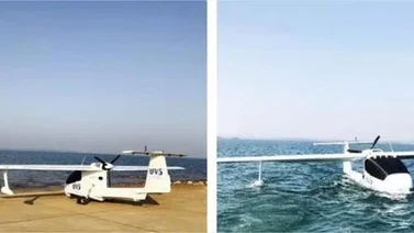China desarrolla el primer dron anfibio para España