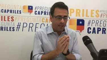 Capriles cuestionó victoria de Ismael García y Bernabé Gutiérrez en primarias de la MUD