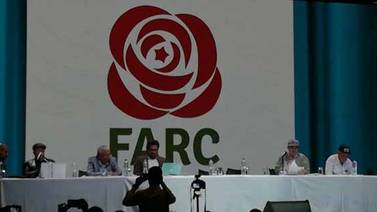 Farc confirman que mantendrán las siglas como partido y una rosa como logo