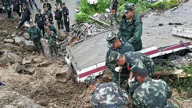 Al menos 7 muertos en otro deslizamiento de tierra en el oeste de China