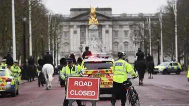 Hombre arrestado ante el palacio de Buckingham llevaba una espada Hombre arrestado ante el palacio de Buckingham llevaba una espada