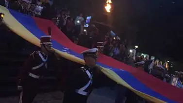 Izada de la bandera nacional inicia conmemoración de los 211 años del tricolor Izada de la bandera nacional inicia conmemoración de los 211 años del tricolor