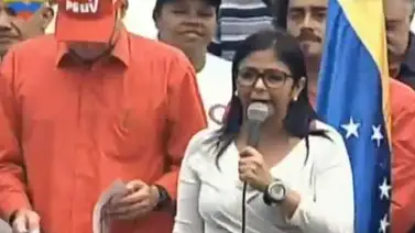 Delcy Rodríguez: Aquí llegó la ANC para preservar la paz Delcy Rodríguez: Aquí llegó la ANC para preservar la paz
