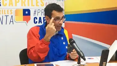 Capriles: Sanciones de EEUU son contra funcionarios violadores de Ddhh Capriles: Sanciones de EEUU son contra funcionarios violadores de Ddhh