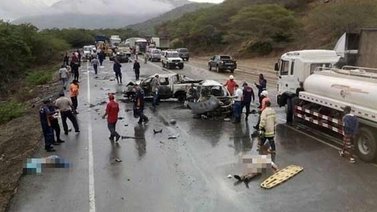 Accidente en Boca de Uchire deja cinco muertos y un herido