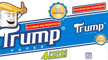 Anuncian papel higiénico marca "Trump" en México
