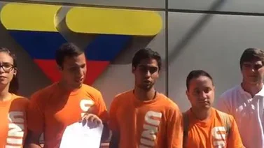 Estudiantes de la Unimet fueron hasta VTV exigiendo que se "retracten" (+Video)