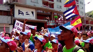 Estudiantes y deportistas oficialistas marchan este viernes hasta el Palacio de Miraflores