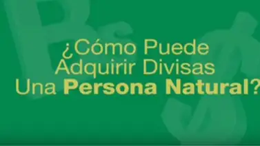 ¿Cómo puede adquirir divisas una persona natural? (+Video) ¿Cómo puede adquirir divisas una persona natural? (+Video)