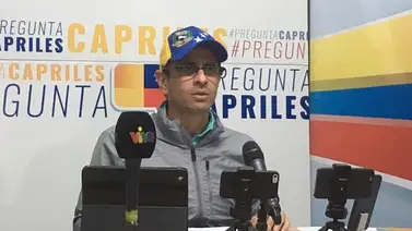 Capriles asegura que no se negocian propuestas que exige el pueblo venezolano Capriles asegura que no se negocian propuestas que exige el pueblo venezolano