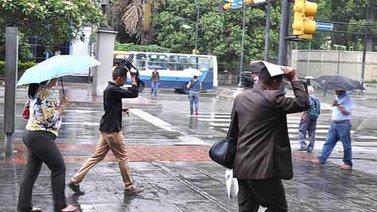 Inameh prevé este lunes lluvias de intensidad variable en gran parte del país