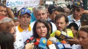 Patricia Ceballos: Venezolanos no se sienten identificados con dirigencia de la MUD Patricia Ceballos: Venezolanos no se sienten identificados con dirigencia de la MUD
