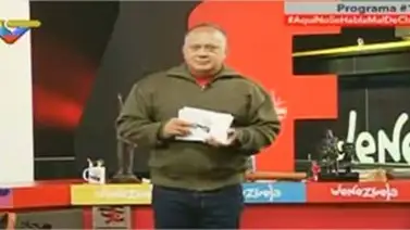 Cabello pidió usar pancartas y murales con el mensaje "aquí no se habla mal de Chávez" Cabello pidió usar pancartas y murales con el mensaje "aquí no se habla mal de Chávez"