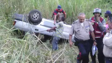Accidente en la GMA a la altura de Parque Caiza dejó dos lesionados (+Fotos) Accidente en la GMA a la altura de Parque Caiza dejó dos lesionados (+Fotos)
