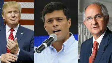 Donald Trump manifiesta interés por la condición de Leopoldo López y Antonio Ledezma Donald Trump manifiesta interés por la condición de Leopoldo López y Antonio Ledezma