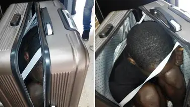 Detienen una mujer al intentar cruzar la frontera de Ceuta con un inmigrante en la maleta Detienen una mujer al intentar cruzar la frontera de Ceuta con un inmigrante en la maleta