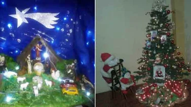 Con "poco ánimo" se adornó de Navidad (+Fotos)