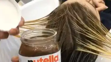 Este estilista pinta el cabello con Nutella (+Videos) Este estilista pinta el cabello con Nutella (+Videos)