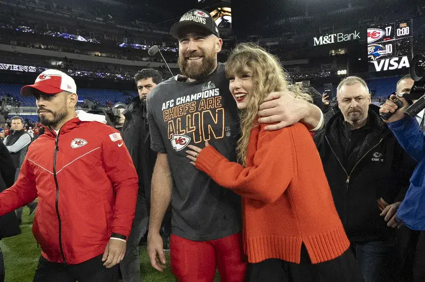 Travis Kelce rompería las reglas de la NFL por amor a Taylor Swift