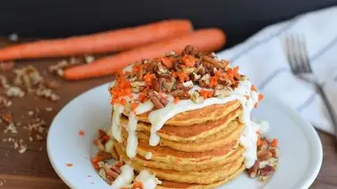 Paso a paso para preparar panquecas de zanahoria y avena Paso a paso para preparar panquecas de zanahoria y avena