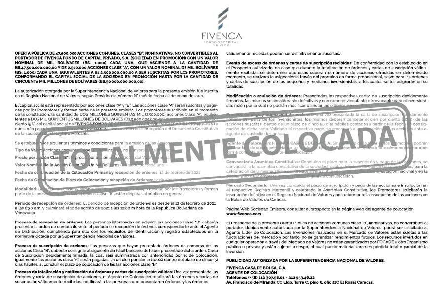 FIVENCA (2) – MARZO 2021