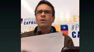 Capriles informa que MUD dará una agenda el 11-N, aunque "el pueblo tiene el poder"