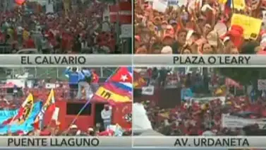 Así va la concentración del oficialismo en Caracas (+Fotos y videos) Así va la concentración del oficialismo en Caracas (+Fotos y videos)