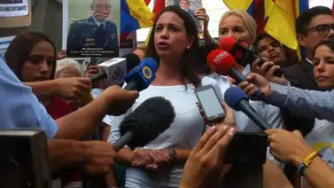 María Corina Machado espera que la AN avance en la destitución de Nicolás Maduro (+ Video) María Corina Machado espera que la AN avance en la destitución de Nicolás Maduro (+ Video)
