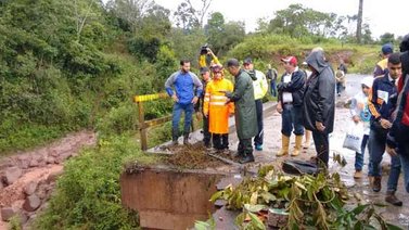 Dos puentes y 16 casas afectadas por intensas lluvias en Táchira