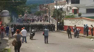 Uniformados dispersaron manifestación en Táchira (+Tuits)