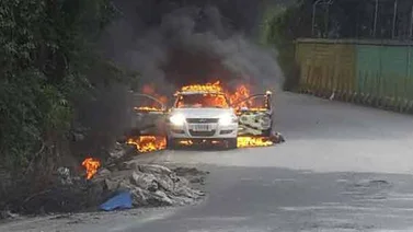 Delincuentes mueren al explotar granada en el carro en el que huían en la Cota 905
