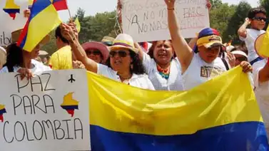 Colombianos marcharán nuevamente en apoyo al acuerdo de paz el 19 de octubre Colombianos marcharán nuevamente en apoyo al acuerdo de paz el 19 de octubre