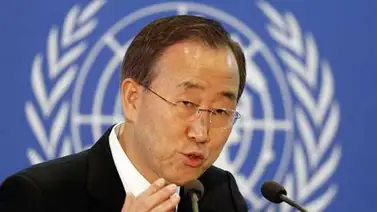 Ban Ki-moon pide a Maduro que "escuche" las protestas de los venezolanos Ban Ki-moon pide a Maduro que "escuche" las protestas de los venezolanos