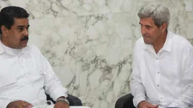 Kerry increpó a Maduro por estadounidense preso durante encuentro en Colombia