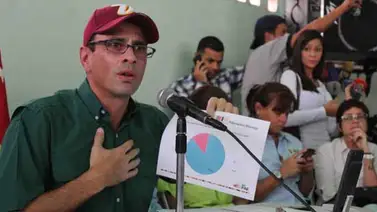 Capriles: "CNE y Gobierno buscan minimizar participación en etapa de 20%" Capriles: "CNE y Gobierno buscan minimizar participación en etapa de 20%"