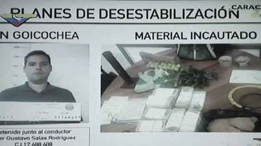 Reverol: Explosivos y detonadores le fueron incautados a Yon Goicoechea