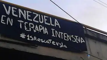 Así fue el pancartazo de Voluntad Popular en varios puentes de Caracas Así fue el pancartazo de Voluntad Popular en varios puentes de Caracas