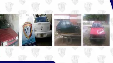 Cicpc recuperó cuatro vehículos robados en el estado Guárico