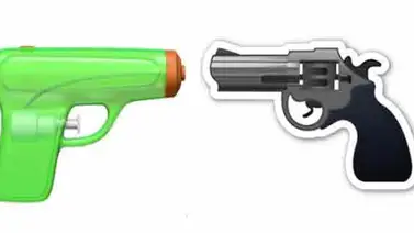 Apple sustituye polémico emoji de arma por pistola de agua Apple sustituye polémico emoji de arma por pistola de agua