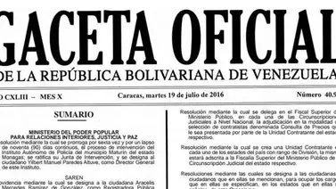 En Gaceta: Se prorroga por 90 días intervención a Policía de Maturín En Gaceta: Se prorroga por 90 días intervención a Policía de Maturín