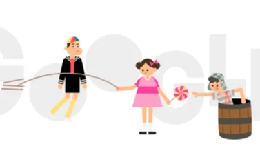 Google dedica su doodle por los 45 años de El Chavo del Ocho