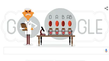 Google rinde homenaje al premio Nobel de Medicina Karl Landsteiner Google rinde homenaje al premio Nobel de Medicina Karl Landsteiner
