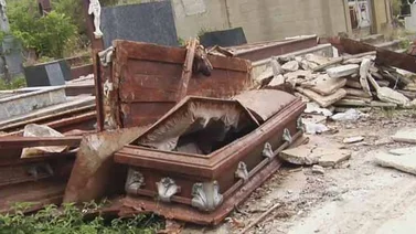 Ni los muertos están seguros en los cementerios