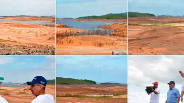 Motta Domínguez informó que aún persiste la sequía en el embalse del Guri Motta Domínguez informó que aún persiste la sequía en el embalse del Guri