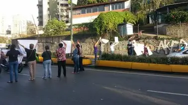 Al menos siete protestas se registraron hoy en Venezuela Al menos siete protestas se registraron hoy en Venezuela