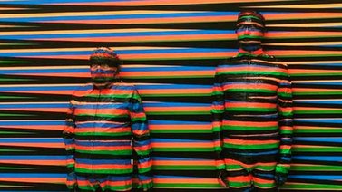 Carlos Cruz-Diez se "mimetizó" en su obra más famosa (+Fotos)