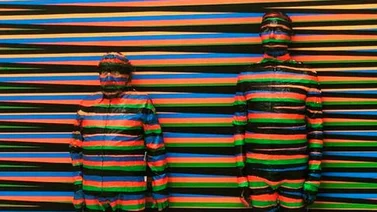 Carlos Cruz-Diez se "mimetizó" en su obra más famosa (+Fotos)