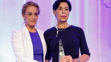Lilian Tintori recibe galardón internacional en nombre de Leopoldo López (+Video)