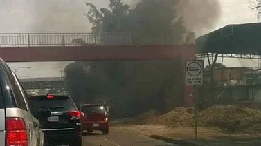 Manifestantes trancan la entrada a Maracay por Palo Negro